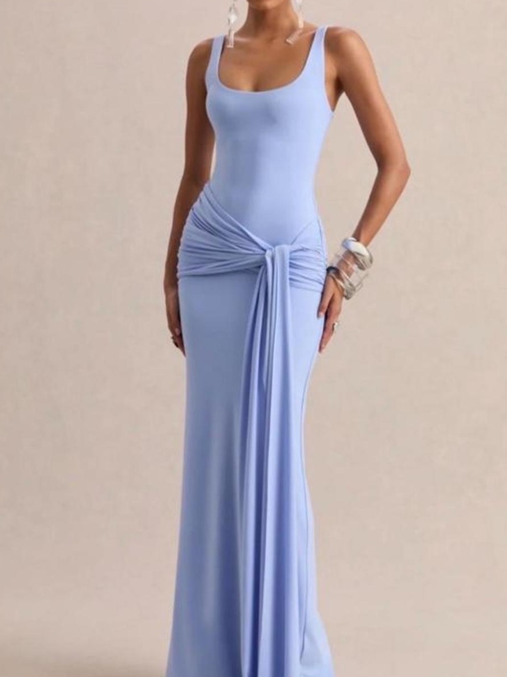 Club L London LIENNA blue dress